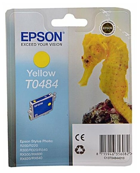 Картридж оригинальный желтый Epson T0484 Yellow