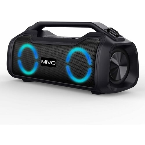 Портативная Bluetooth колонка Mivo M15 /BT 5.0/IPX6/80W/FM/RGB