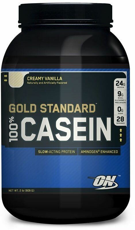 Протеин OPTIMUM NUTRITION Gold Standard 100% Casein, порошок, 1.8кг, ванильный крем [on33] - фото №5