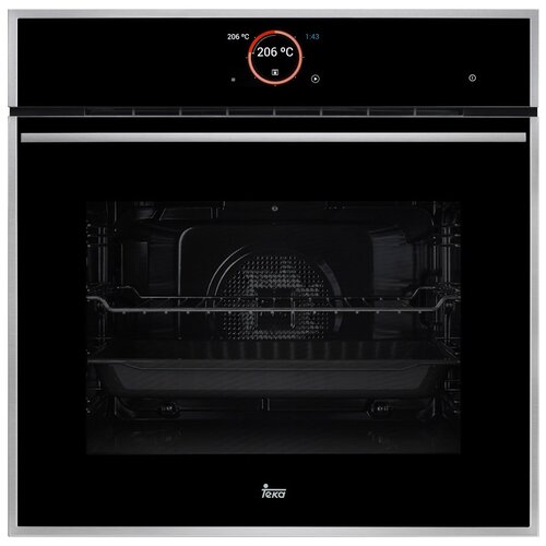 Электрический духовой шкаф TEKA IOVEN SS INOX (41560160), черный духовой шкаф teka hlb 850 white ss