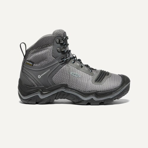 фото Keen ботинки durand evo mid wp w ru 38 us 7.5, steel grey/cloud blue