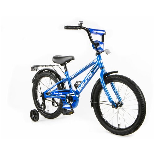 Велосипед детский подростковый Navigator BASIC 18 дюймов четырехколесный двухколесный городской для девочек для мальчика 7600₽