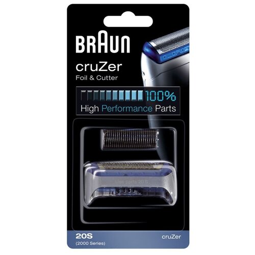 Сетка и режущий блок Braun 20S (2000 Calypso cruZer), черный сетка и режущий блок braun 20s combipack