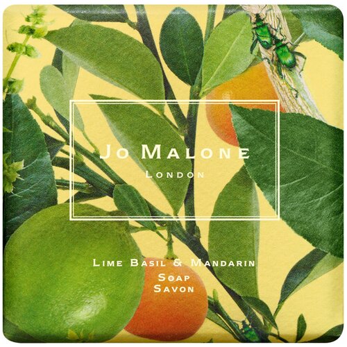 Jo Malone Мыло кусковое Lime Basil & Mandarin, 100 мл, 100 г парфюмированное мыло твердое jo malone london мыло lime basil