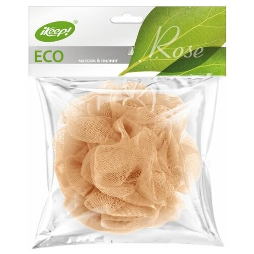 Мочалка для тела сетка роза