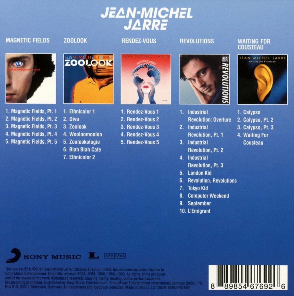 Компакт-диск EU Jean-Michel Jarre - Original Album Classics (5 CD)