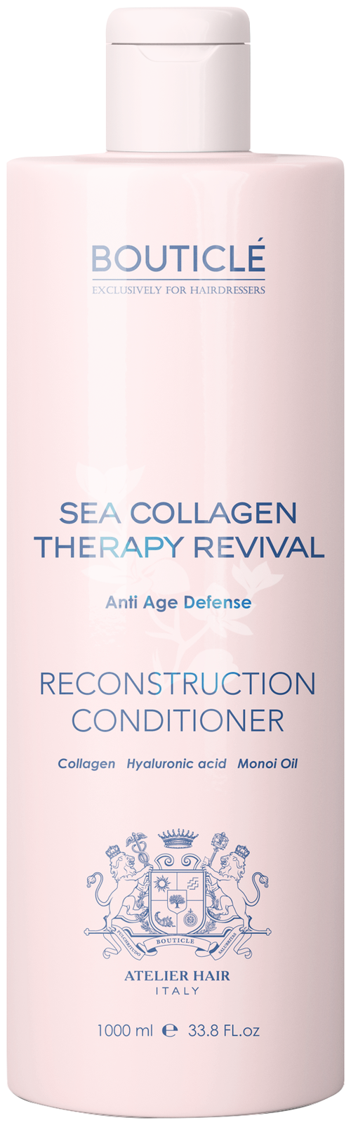 Bouticle кондиционер Sea Collagen Therapy Revival Reconstruction коллагеновый восстанавливающий для волос, 1000 мл