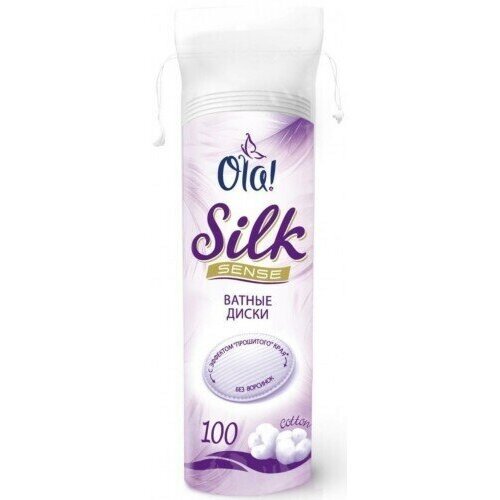 Ola! Ватные диски Silk Sense, 100 шт, 3 упаковки диски ватные ola silk sense 50шт уп