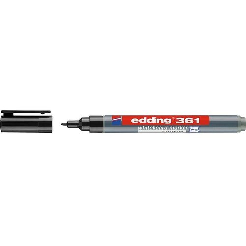 Маркер для доски Edding 361/001, 1,0мм, черный (комплект 3 штуки)