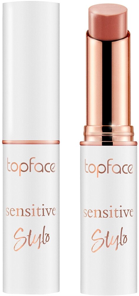 TOPFACE Помада для губ Sensitive Stylo Lipstick увлажняющая, 3,5 г, 01 Moonstone