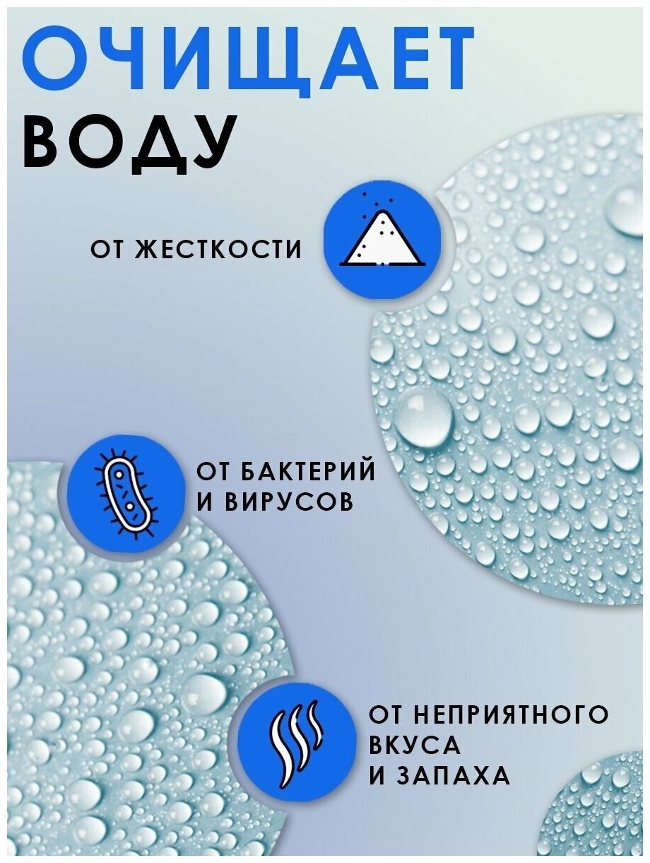 Набор модулей к фильтрам-кувшинам Гейзер (3 шт.) для жесткой воды (502) - фотография № 4