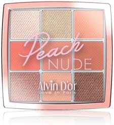 Alvin D'or Палетка теней для век 9 цветов peach nude