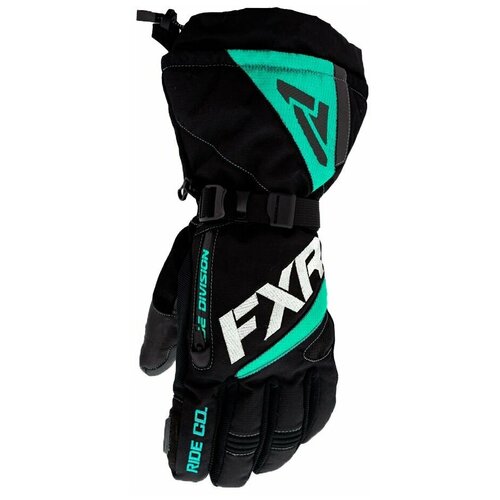 Снегоходные Перчатки FXR Fusion с утеплителем (Black/Mint, M)