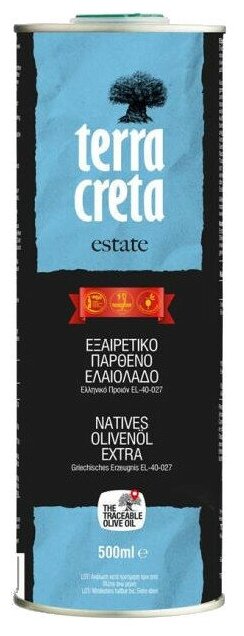 фото Масло оливковое Terra Creta Extra Virgin
