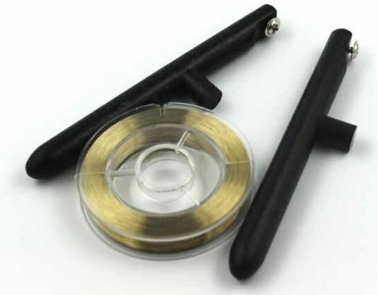 Леска (струна) для отделения защитных стёкол 008 мм с ручками 100м