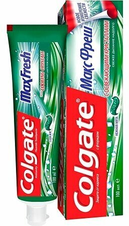 Зубная паста Сolgate Макс Фреш Нежная Мята, 100 мл Colgate - фото №18