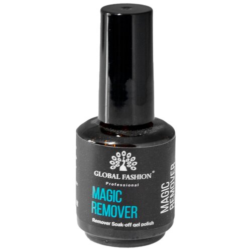 Global Fashion Жидкость для снятия гель-лака MAGIC REMOVER 15 мл жидкость для снятия гель лака global fashion remover 100 мл