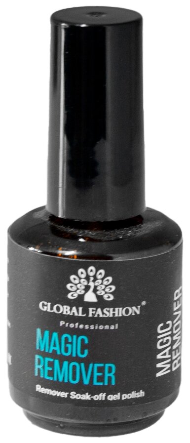 Жидкость для снятия гель лака 15 ml, Magic Remover Global Fashion