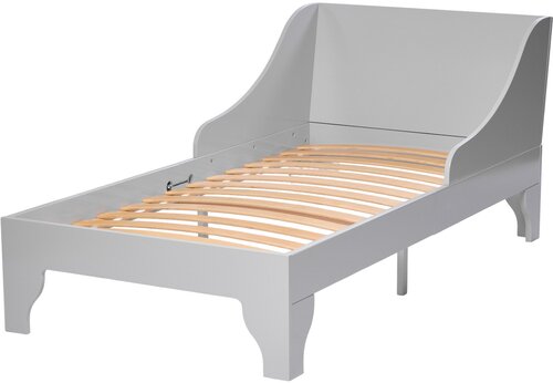 Кровать детская, кровать подростковая из массива бука Mr Sandman Ortis, от 2 до 12 лет, 160х80 см, цвет серый