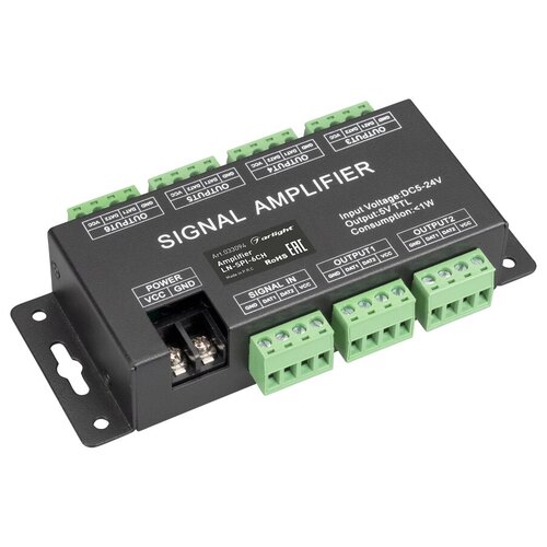 Усилитель сигнала LN-SPI-6CH (5-24V) (Arlight, IP20 Металл) matrix nand programmer mtx spi flasher v1 0 fast usb spi nand programmer reader for xbox 360