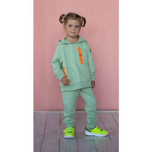Комплект одежды VEMCI, размер 98, зеленый, хаки комплект одежды vemci размер 98 бежевый оранжевый