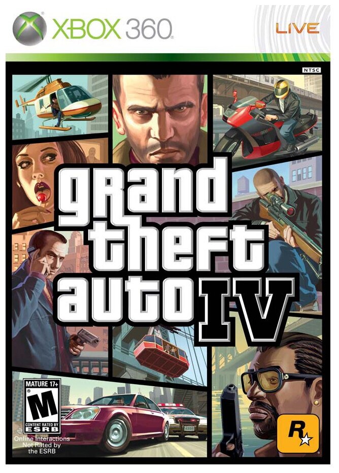 Игра Grand Theft Auto IV для Xbox 360