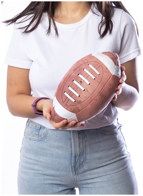 Мягкая игрушка-подушка Мяч регби, американский футбол