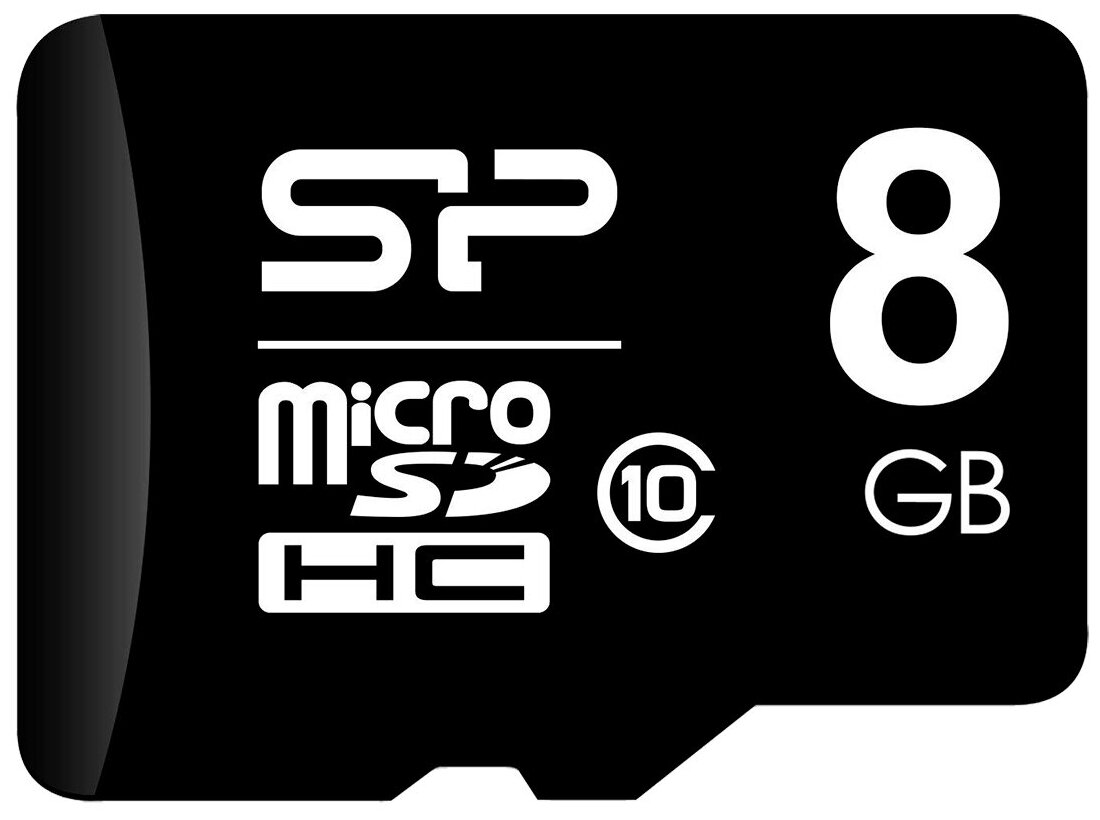 Карта памяти MicroSD 8GB Silicon Power Class 10 без адаптера