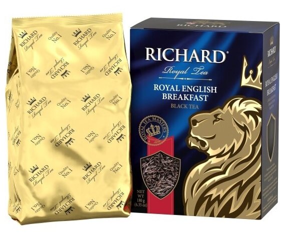 Чай RICHARD "Royal English Breakfast" черный листовой 180 г - фотография № 10