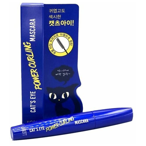 Jigott Тушь для ресниц подкручивающая Cat's Eye Power Curling Mascara, 12 гр