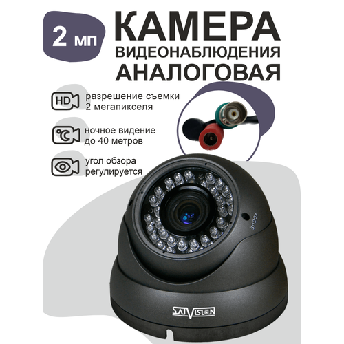 Купольная антивандальная AHD видеокамера 510000₽