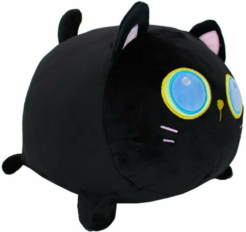 Мягкая игрушка Кот с большими глазами черный (35 см)