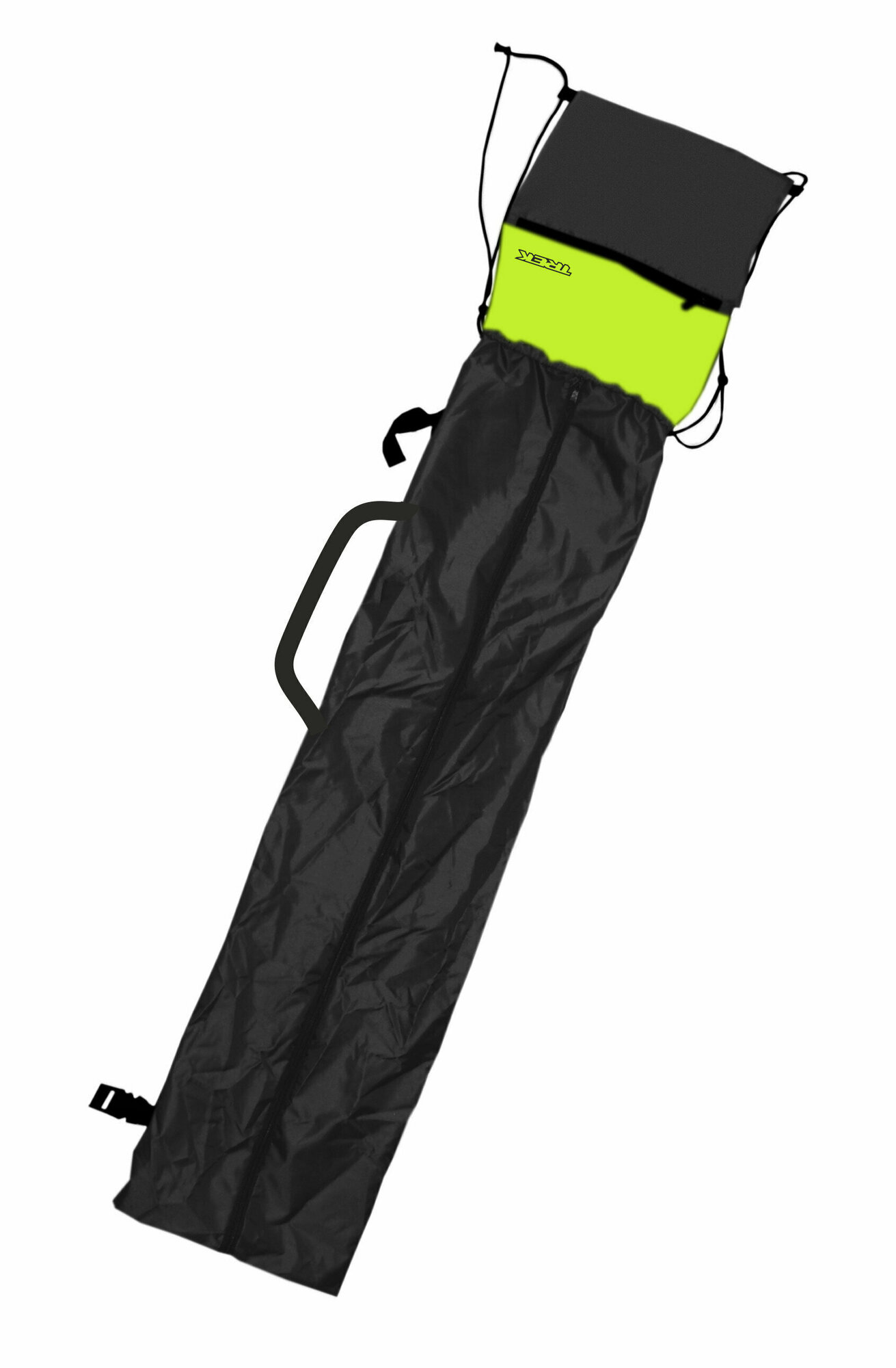 Чехол-рюкзак для лыж (черно-желтый) 190см