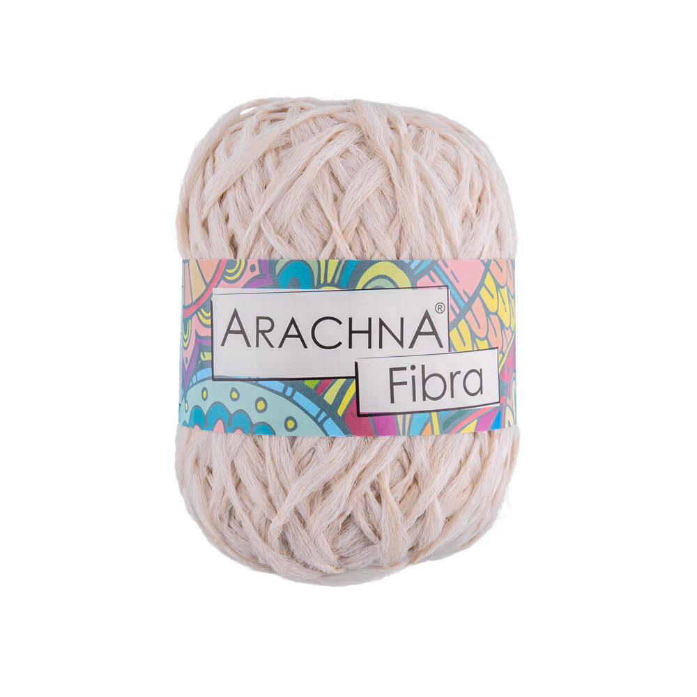 Пряжа ARACHNA 'Fibra' 100% полиэфир 50 г 200 м цвет №10 серо-бежевый