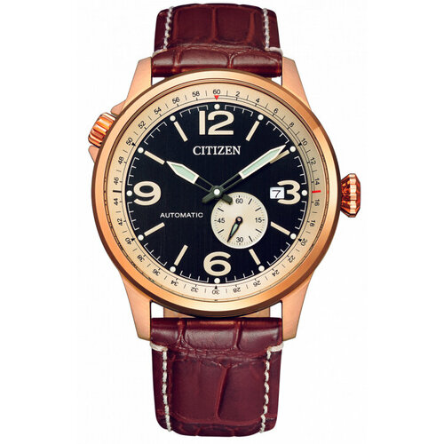 наручные часы citizen automatic nh8353 18a золотой Наручные часы CITIZEN Automatic NJ0143-19E, золотой, черный