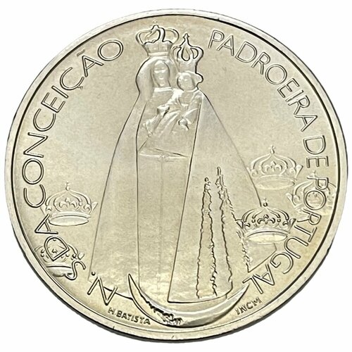 Португалия 1000 эскудо 1996 г. (Дева Мария - Покровительница Португалии) клуб нумизмат монета эскудо португалии 1910 года серебро