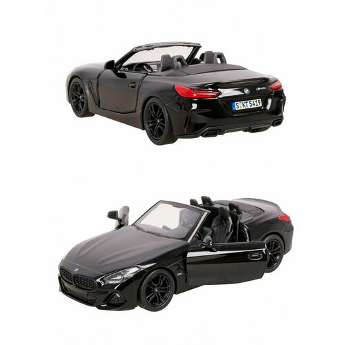 Металлическая машинка Kinsmart 1:34 «BMW Z4» инерционная, чёрная KT5419D-3