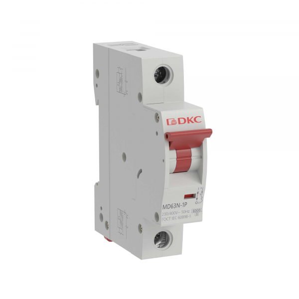 фото Автоматический выключатель DKC YON max 1P 32A характеристика C 6kA MD63N-1PC32