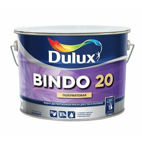 Dulux Краска Dulux Professional Bindo20 интерьерная 9л BC 10%