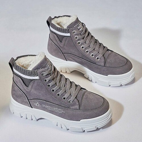 фото Ботинки, размер 36, серый bestyday