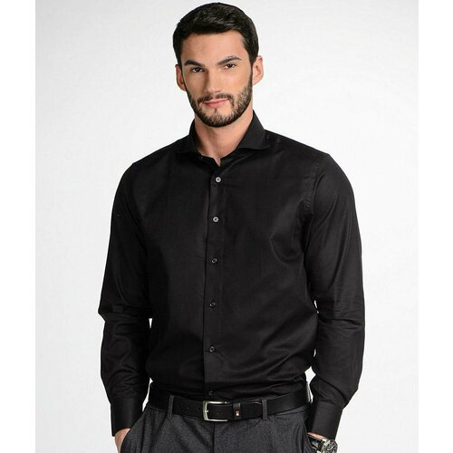 фото Рубашка carat, размер xs, черный