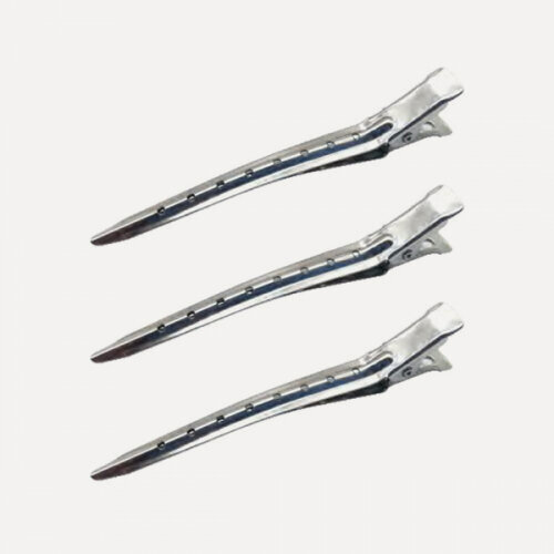 Изображение товара Зажимы для волос Harizma h10515 металлические, 8 см 12 шт