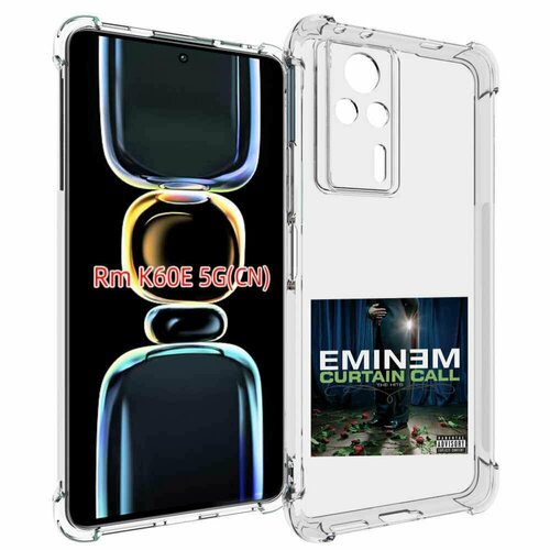 Чехол MyPads Eminem CURTAIN CALL, THE HITS для Xiaomi Redmi K60E задняя-панель-накладка-бампер чехол mypads eminem curtain call the hits для xiaomi 12 lite задняя панель накладка бампер