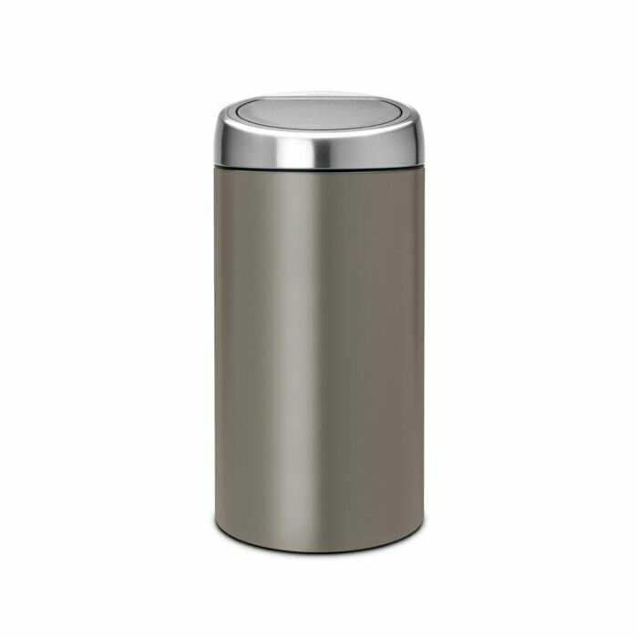 Мусорный бак Brabantia Touch Bin платиновый - фото №1