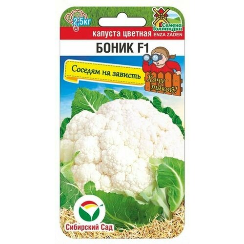 В заказе: 10 пачек семян / Капуста цветная Боник F1 10шт Ранн (Сиб Сад) капуста цветная беринг f1 10шт сиб сад 10 пачек семян
