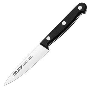 Нож поварской «Универсал»; сталь нерж, полиоксиметилен, L=200/100, B=21мм; черный, металлич, Arcos, QGY - 280204
