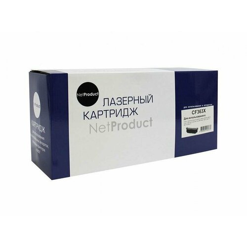 Картридж NetProduct CF363X для HP CLJ Enterprise M552/M553/MFP M577, пурпурный