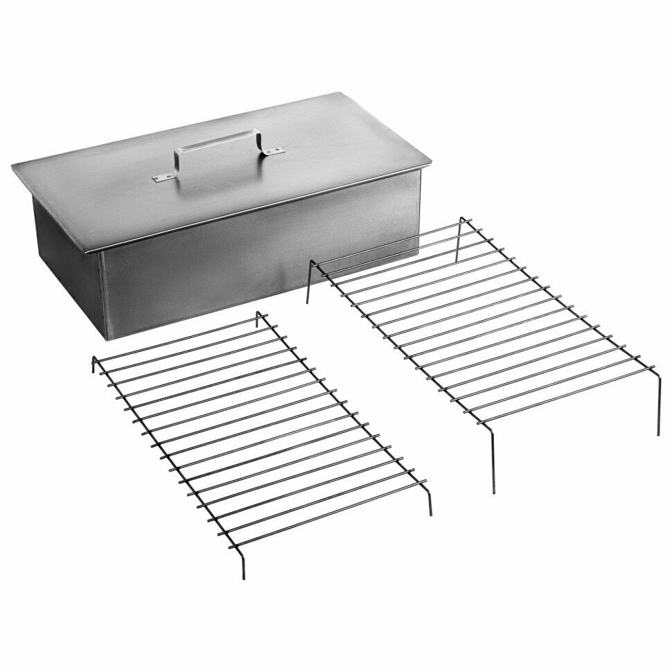 PALISAD Коптильня двухъярусная 500 х 270 х 175 08 мм Россия Camping Palisad ( 69541 )