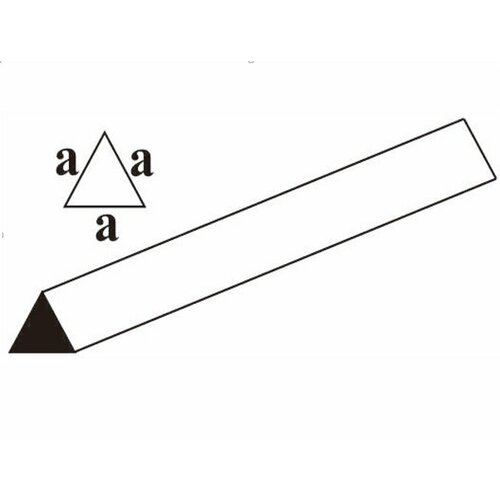 Профиль треугольный равносторонний бальза 10х1000мм Lanyu LU-ETSTICK-10