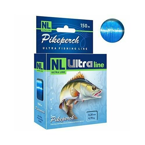 фото Монофильная леска для рыбалки aqua nl ultra pikeperch (судак) 150m 0,20mm ( 1 штука )
